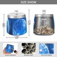 thumbnail image 3 of Blue Bubbles Ashtray with Lid Cigarette Ashtray Stainless Steel Ash Tray Ash Holder for Home Outdoor, 3 of 7