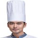 thumbnail image 2 of Gorro de chef alto, ajustable con elástico, ideal para hornear, cocinar, asar y hacer barbacoas, para adultos y niños, con parte superior de malla transpirable (blanco)., 2 of 5