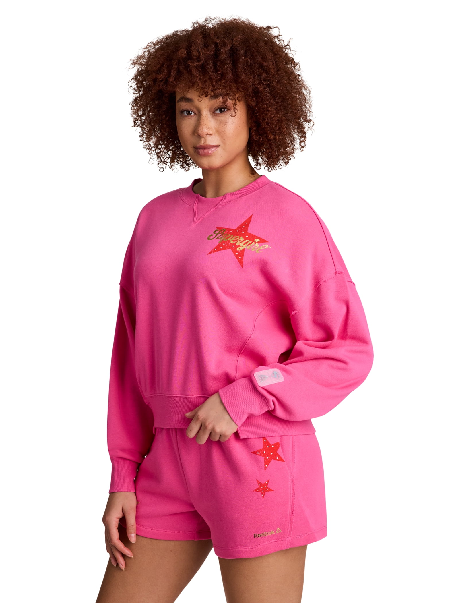 Reebok Women's Supergirl Graphic Sweatshirt, Sizes XS-XXL