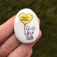 thumbnail image 1 of Easter Bunny Pocket Stone Gift Personalised Friendship Keepsake For Friends Easter Bunny Pocket Set Easter Gift Present For Best Friend Easter Pocket Bunny Gift,1X Stone Gift Clearance, 1 of 5