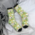thumbnail image 5 of KLL Gnome and Pineapple Print Cool Socks Men's Women's Crew Socks Funny Crazy Novelty Stockings, 5 of 6