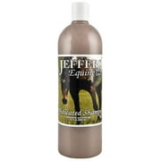 Jeffers Equine Antibacterial & Antifungal Medicated Horse Shampoo 32 Oz – Gentle Coconut Oil Based Grooming Shampoo for Horses, Daily Bathing, Show Prep, Trail, Stable, Coat & Skin Care