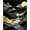 Black, Pattern 5, variant on ODIKA 4' x 6' Machine Washable Non-Slip Area Rug, Contemporary Wave High Traffic Rug, Blue, 18233