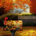 thumbnail image 2 of Fall Autumn Pumpkin Mailbox Cover Magnetic Large Size 25.5X21 Inch Harvest Maple Leaves Letter Box Cover Yellow Pumpkins Fall Mail Wraps Post Garden Decorations, 2 of 6