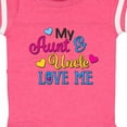 thumbnail image 4 of Inktastic My Aunt and Uncle Love Me with Hearts Boys or Girls Baby Bodysuit, 4 of 5