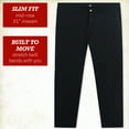 thumbnail image 2 of Dickies Womens Plus Size Work Pants - Mid Rise Skinny Fit Workwear and Casual Trousers Pants for Women, 2 of 7