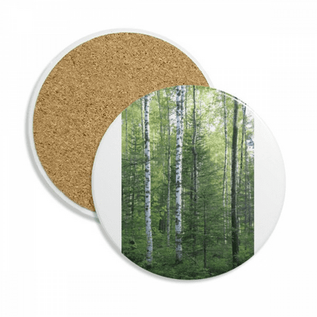 

Changbai Mountain Gray White Fir Coaster Cup Mug Tabletop Protection Absorbent Stone