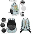 thumbnail image 3 of Jeiento Capybara Backpack Set of 5 Turtle 17 Inch Soft Backpack with Lunch Bag Pencil Pouch for 9-12 Years Old Elementary to Middle School Gift for Sister, 3 of 7