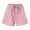 Pink/B, variant on Kbndieu Womens Casual Shorts Summer Drawstring Elastic Waist Comfy Shorts with Pockets, Solid Color Lightweight Beach Shorts for Women (Black, S)