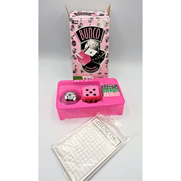 Cardinal Industries, juego completo Bunco Social Dice Game, rosa y negro Cardinal Cardinal