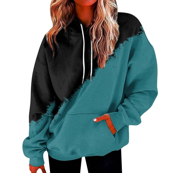Vedolay Women's Hoodies Fashion 2023 Casual Oversized Long Sleeve Hoodie Sweatshirts Zip up Hoodie Y2k Green,S