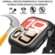 thumbnail image 5 of Yanonmyfd  2 Piezas Funda para Apple Watch Series 6/5/4/SE 3/SE 2/SE 40mm Protector Pantalla Vidrio Templado Incorporado,HD Protección Completa PC Dura Estuche Protective Case,Negro,40mm, 5 of 45