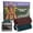 Dark Green & Brown, variant on African Net Sponge Authentic with Handles (Set of 2), African Exfoliating Net Sponge, Exfoliating Body Scrubber Bath Sponge - Bathing Accessories with Storage Bag (Dark Green & Brown)