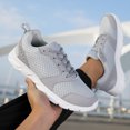 thumbnail image 2 of Men's Breathable Mesh Running Shoes, Lightweight Lace-Up Athletic Sneakers, Non-Slip Casual Footwear for Gym, Walking, and Everyday Activities, 2 of 10