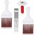 thumbnail image 1 of 4 Pieces Air Conditioner Condenser Comb Air Conditioner Comb AC Fin Comb Stainless Steel Refrigerator Comb, 3 Styles, 1 of 5