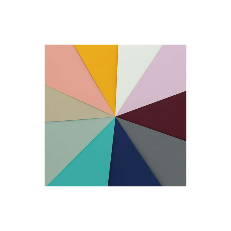 Paper Accents Cardstock Variety Pack 12x 12 Rainbow 65lb Modern Hues 250pc
