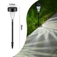 thumbnail image 2 of Luz solar para exteriores, luz decorativa enchufable para el suelo, luz impermeable para césped y jardín, 4 Uds., 2 of 6