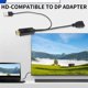 thumbnail image 5 of HDMI-Compatible Male to Displayport Female Converter Cable 4K@60Hz, 5 of 5