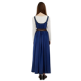 thumbnail image 5 of DAIZBELLA Women's Medieval Renaissance Dress Vintage Long Dress with Belt and Waist Bag, 5 of 6