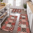 thumbnail image 2 of Pioneer Flower Floral Print Pattern Kitchen Rugs Sets Of 3,Kitchen Runner Rugs Non Skid Washable,Decorative Kitchen Floor Mats for Kitchen,Sink,Laundry,17X30 Inch + 17X47 Inch + 17X59 Inch, 2 of 6