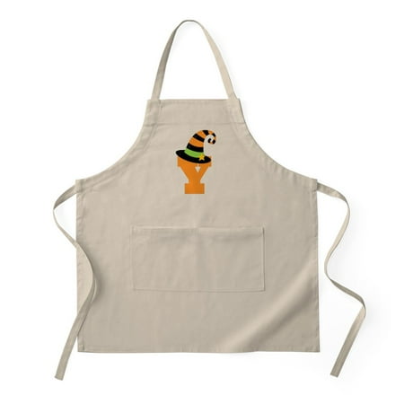 

CafePress - Halloween Letter Y Witch Monogram - Kitchen Apron with Pockets Grilling Apron Baking Apron