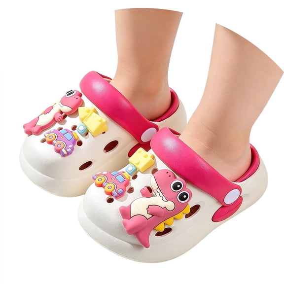 BRICH Kids Girls Boys Clogs Garden Shoes Toddler Beach Summer Slides Slippers Indoor Outdoor Children Water Shower Pool Sandals
