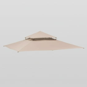 Mainstays Savvi 10 X 10 Outdoor Gazebo In Beige Walmart Com