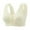 Light Yellow, variant on Women Wirefree BraElderly Front Closure Comfort Bra Wireless Support Plus Size Soft Cup Seamless Thin Camisole top XXL Light Gray