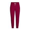 thumbnail image 3 of EchfiProm Men Pants For Hot Weather Elastic Waist Jogger Pants Red Sports Fitness Long Fashion Pants XXXL, 3 of 8