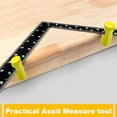 thumbnail image 3 of Tall Stair Gauges for Framing Square with Holder and Carabiner, Stair Gauge Knobs Tool for Speed Square, Framing Square Stops Guide Tools for Carpentry Squares, Framing Jig Circular Saw, Gold$$Tools, 3 of 7