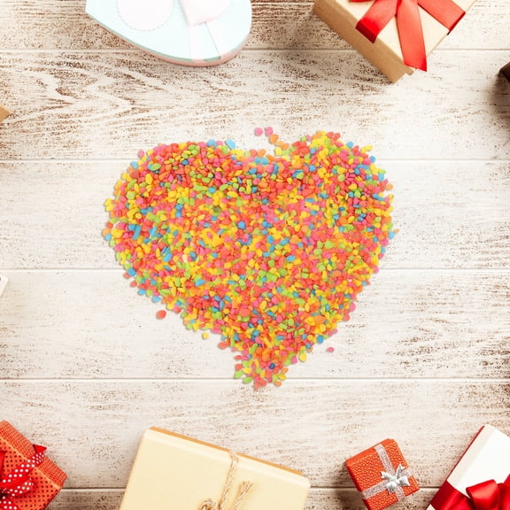 NIAIZEK 2-Pack Assorted Color Aquarium Gravel Decorative Stones for Flowerpots and Fish Tanks