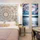 thumbnail image 5 of Tapiz de pared con borlas, diseño de paisaje de anime japonés, océano, luna, flor de cerezo, vertical, estético, 2 unidades, 5 of 7