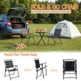 thumbnail image 6 of JMYMRY 3-Piece Folding Patio Bistro Set, All Weather Waterproof Rustproof Outdoor Table and Chairs, Space Saving Foldable Patio Furniture for Balcony Deck Yard Garden, Classic Black, 6 of 9
