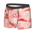 thumbnail image 2 of Disketp Cute Mushroom1 Men'S Boxer Briefs,Soft And Breathable Cotton Underwear With Comfortflex Waistband, 2 of 8