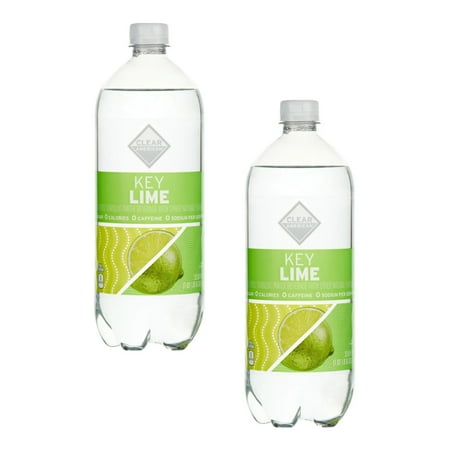 Clr.American Sparkling Water, Key Lime 33.8 fl oz,(Pack of 2)