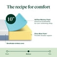 thumbnail image 2 of Zinus 10 inch Cooling Support Foam Mattress, 2 of 10