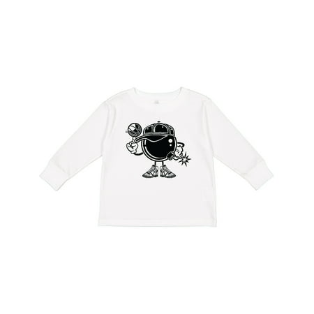 

Inktastic Basketball Bombers Gift Toddler Boy or Toddler Girl Long Sleeve T-Shirt
