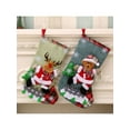 thumbnail image 1 of Large Christmas Stocking Gift Holders Xmas Party Candy Socks Fireplace Decor, 1 of 5