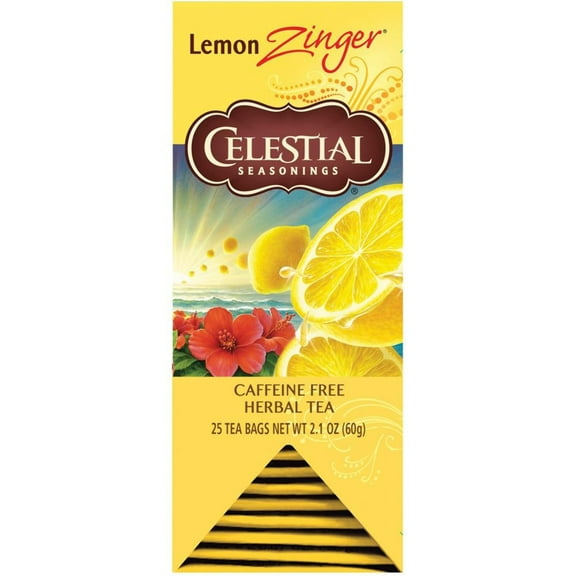 Celestial Seasonings ALT31010 Tea - Herbal Lemon Zinger (25/Box)