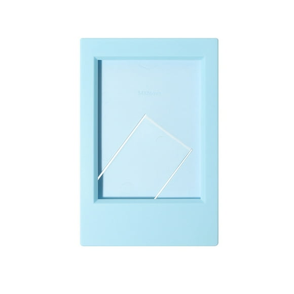 Toystoory Decoración de marco de fotos de mesa, soporte de fotos, marcos de póster rectangulares, accesorio de soporte para dormitorio, oficina, Almacenamiento y organización del hogar Azul Toystoory HA069387-01