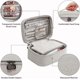 thumbnail image 3 of Makeup Bag Waterproof Cosmetic Bag Leather Makeup Travel Bag Portable Makeup Brush Bag Multifunctional Makeup Organizer Bag for Women Girls, 2-Pack, G, 3 of 4