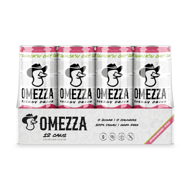 Omezza Energy Drink Strawberry Kiwi 12ct