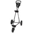 Golf Continental 3 Wheel Folding Golf Push/Pull Cart Black