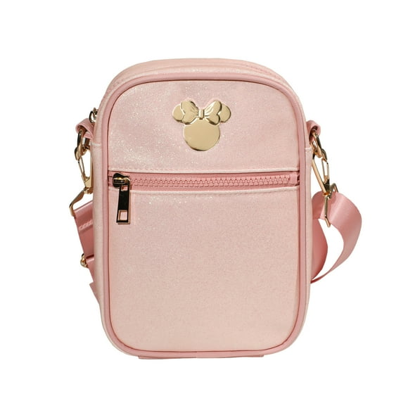 Minnie Mouse Glitter Crossbody Purse