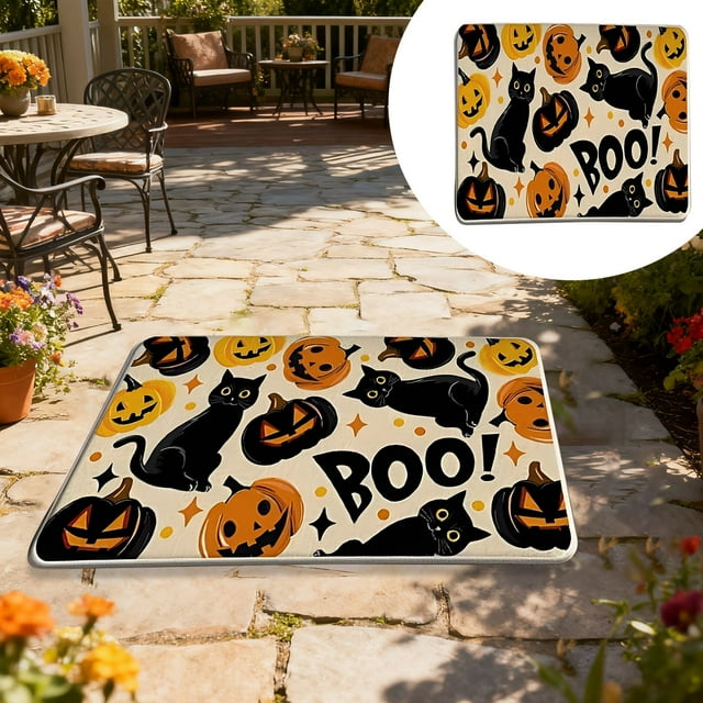 HANDIED Polyester carpet Halloween Welcome Doormat Home Decor Profile Rug Door Mat Floor Mat For Indoor Outdoor