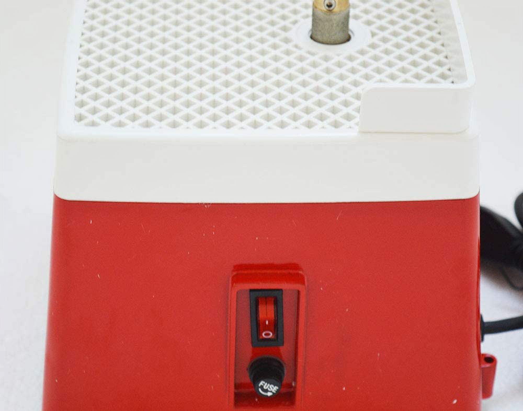 Intbuying 110V Automatic Water Stained Glass Grinder DIY Desktop Grinding Machine, Size: Medium, Red