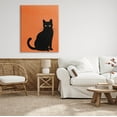 thumbnail image 2 of Stupell Industries Bold Black Cat Silhouette Graphic Art Gallery Wrapped Canvas Print Wall Art, Design by Jo Taylor, 2 of 7