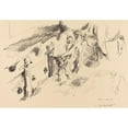 thumbnail image 2 of Lovis Corinth 24x18 Gold Ornate Framed and Double Matted Museum Art Print Titled - Calves (Kalber) (1912), 2 of 4