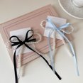 thumbnail image 3 of Hair Pin Imitation Pearls Bowknot Decor Hair Clip Back Head Decorative Hairpin Fade-Resistant Hair Accessory, 3 of 8