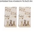 thumbnail image 3 of Taicans Easter Kitchen Towels Set of 2,Absorbent Soft Dish Towels Hand Towels with Bunny Egg Pattern,Fast Drying Tea Towels for Cooking Baking Table Decoration,25.9x16.9 Inch, 3 of 6